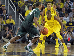 Michigan vs Michigan State basketball game 2013 photography